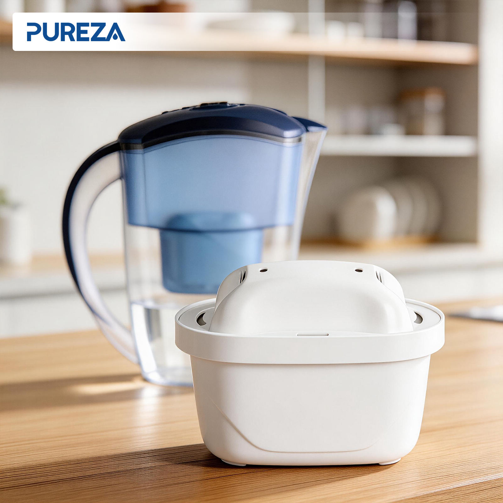 Jarra Filtradora de Agua con Filtro de Carbón